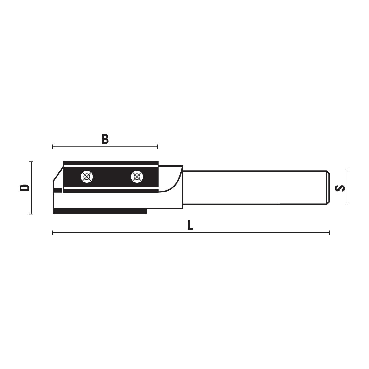 HW Insert Router Bits Z2+1 - Sharp Tooling