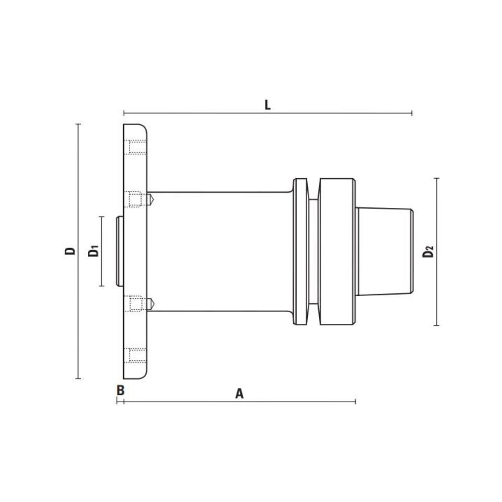 Hsk63 Adapters For Circular Sawblades - Sharp Tooling