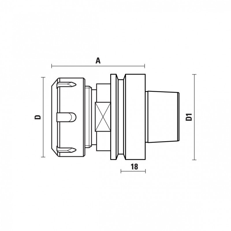 Collet Chucks Hsk63F Inox - Sharp Tooling