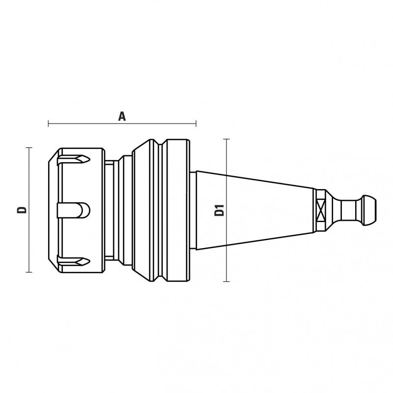 Collet Chucks Iso 30 Tapered Flange - Sharp Tooling