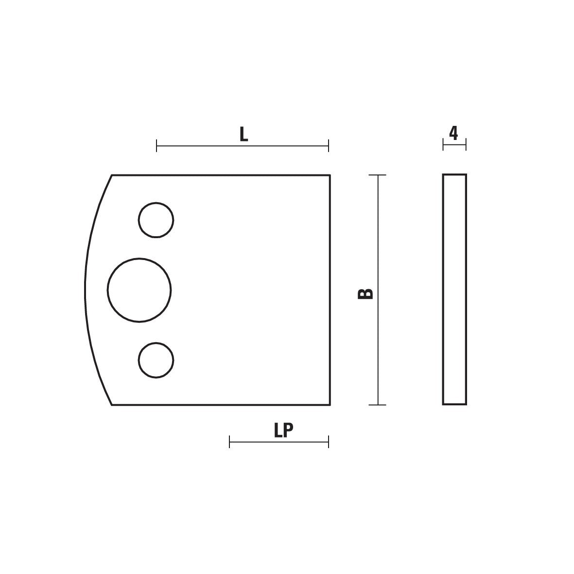 Blank Knives And Limiters In "sp" Steel