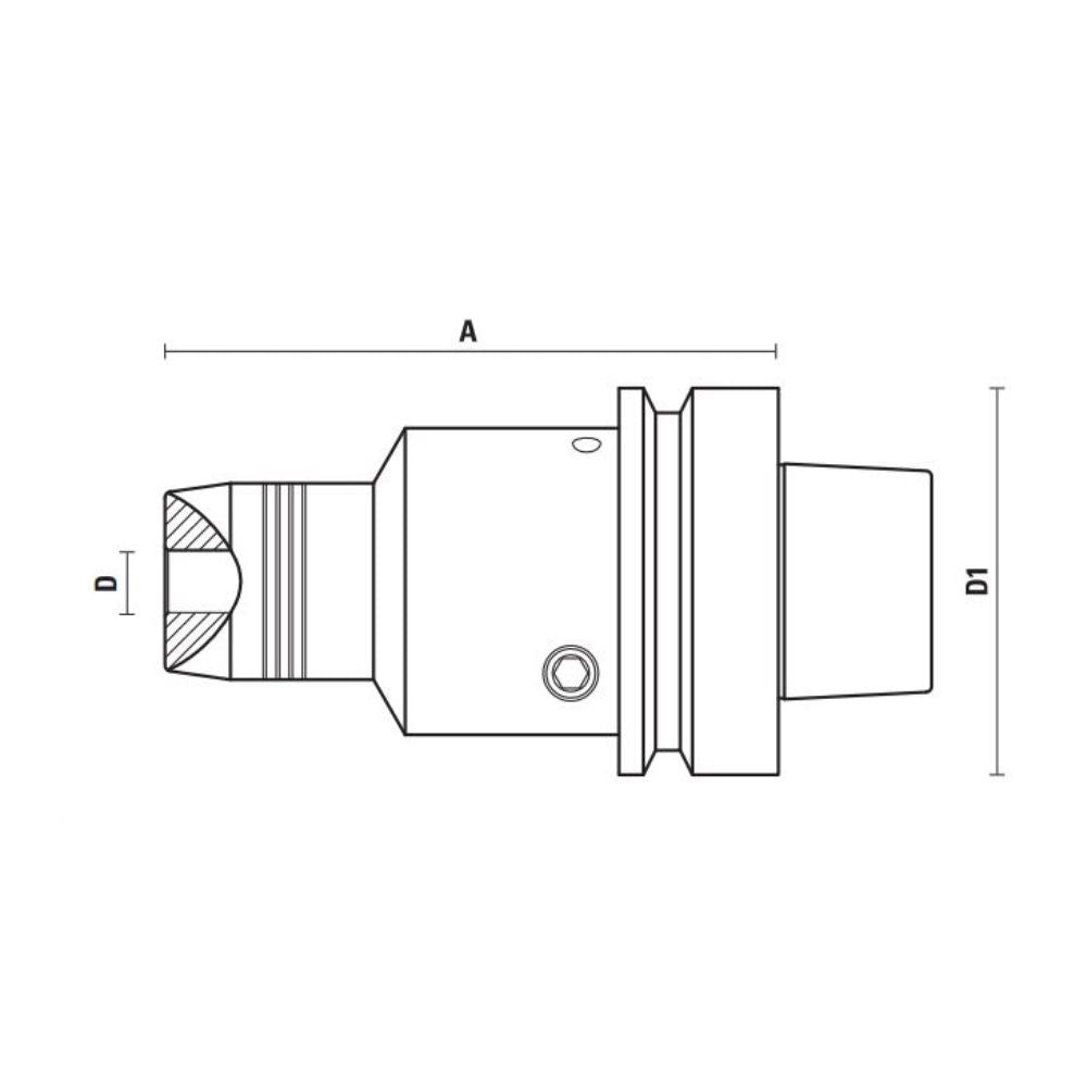 Hsk63F Hydro Chuck - Sharp Tooling