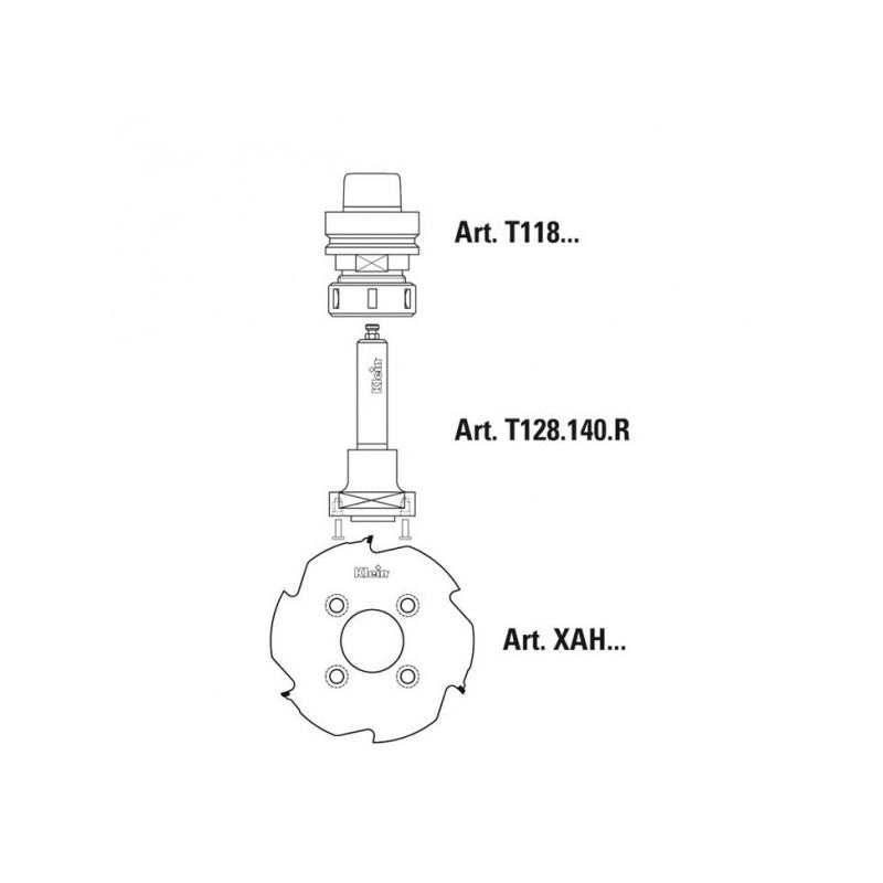 DP groeffrees voor Lamello® Clamex P-verbindingen XAH
