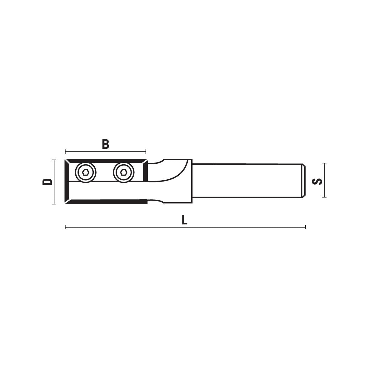 HW Insert Router Bits Z2 - Sharp Tooling
