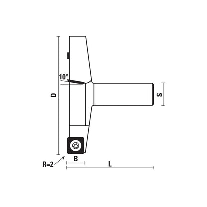 HW Insert Router Bits For Plastic Material - Sharp Tooling