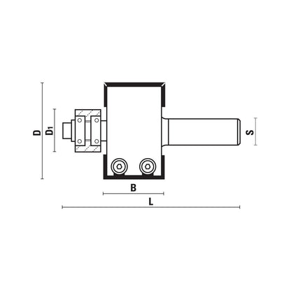 HW Insert Rebate Bits Z2 - Sharp Tooling