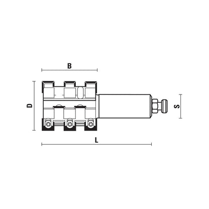 HW Insert Router Cutters, Roughing Z4 - Sharp Tooling