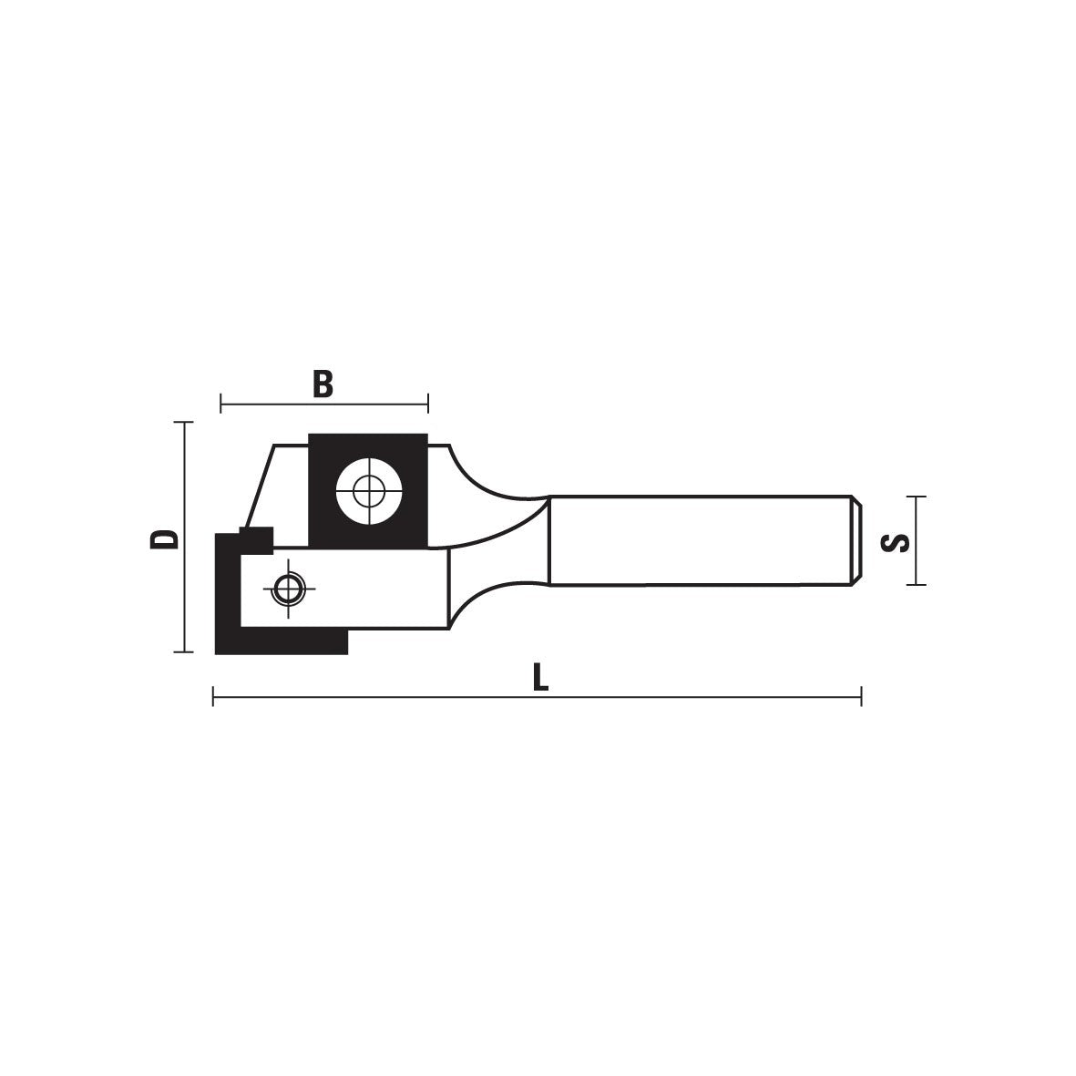 HW Insert Flush Bits Z2+1 - Sharp Tooling