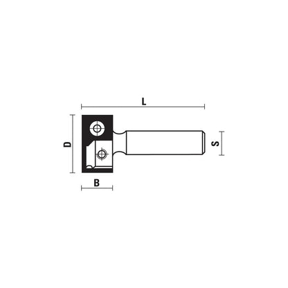 HW Insert Flush Trim Bits Z2 - Sharp Tooling