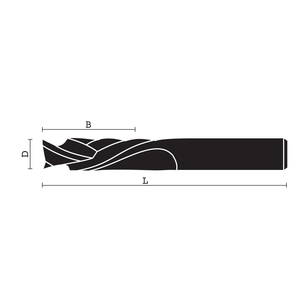 Solid Carbide Compression Cutters Z2+2 - Sharp Tooling