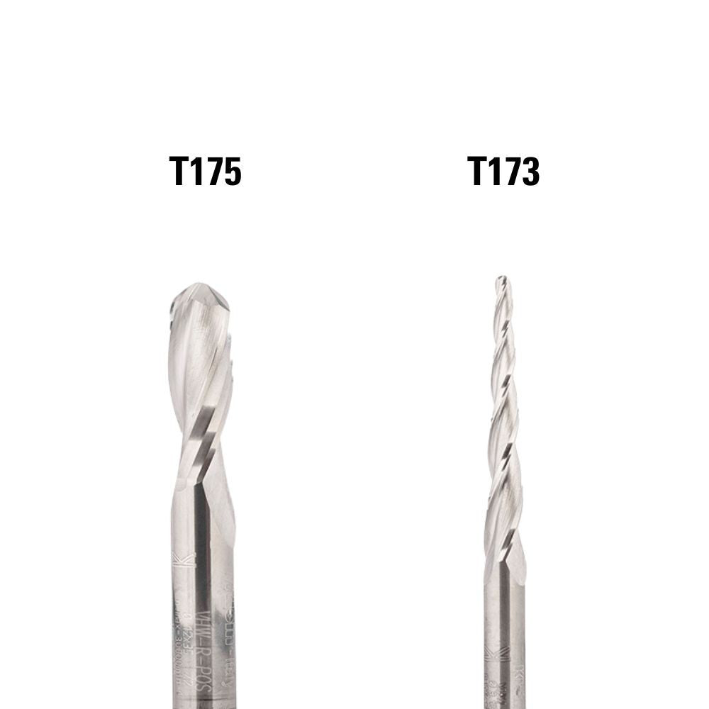 Solid Carbide Tapered Ball Nose Spiral Bits Z3 - Sharp Tooling