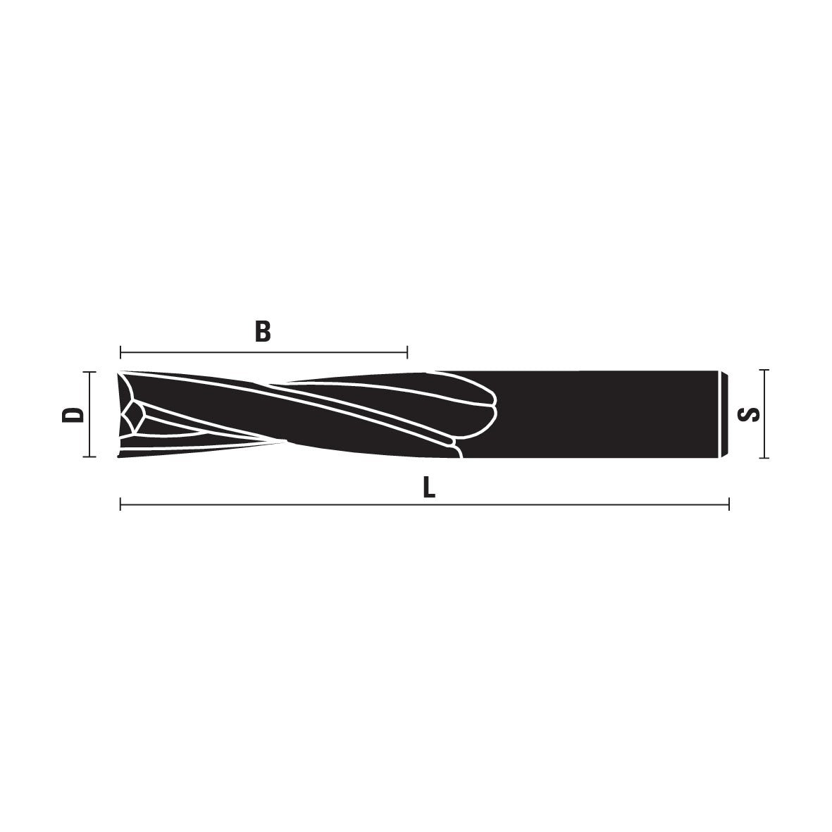 Solid Carbide Spiral Cutters Upcut Finish Style Z2 - Sharp Tooling