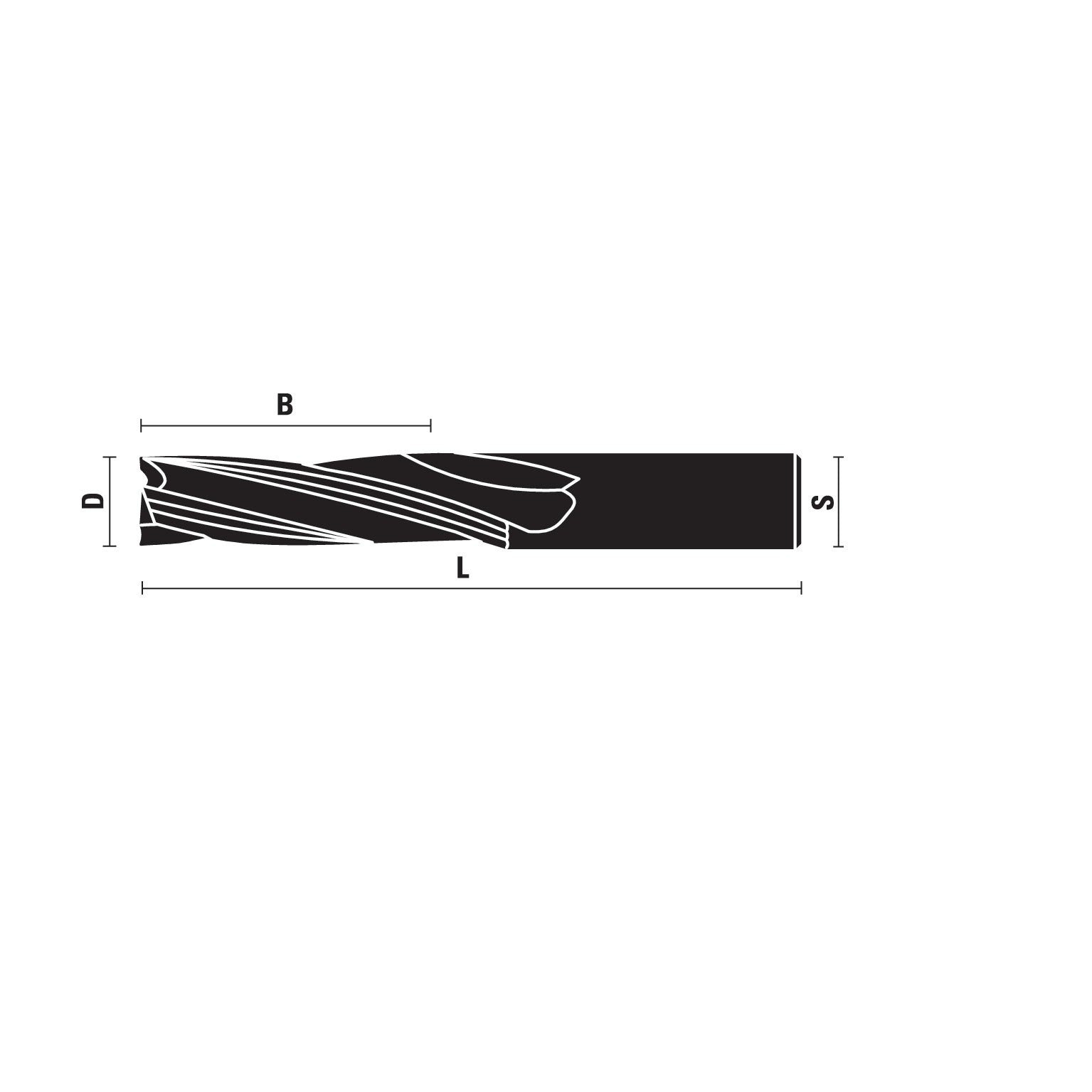 Solid Carbide Spiral Cutters Upcut Finish Style Z3 - Sharp Tooling