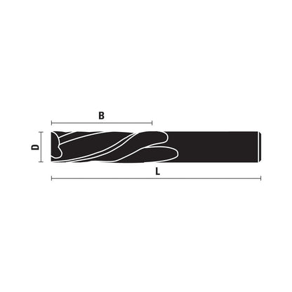 Solid Carbide Spiral Cutters Downcut Finish Style Z2 - Sharp Tooling