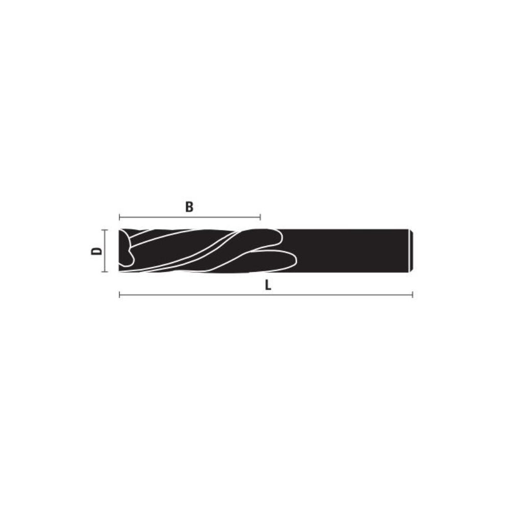 Solid Carbide Spiral Cutters Downcut Finish Style Z3 - Sharp Tooling