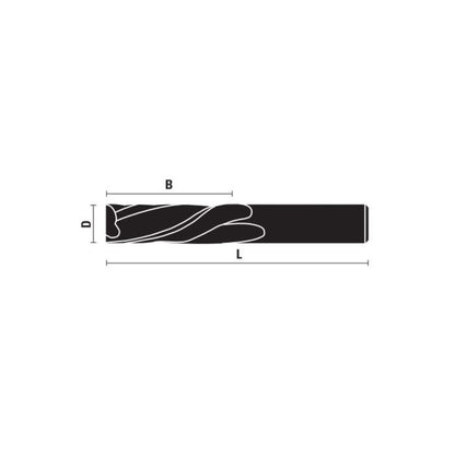 Solid Carbide Spiral Cutters Downcut Finish Style Z3 - Sharp Tooling