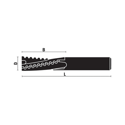 Solid Carbide Spiral Cutters Downcut Roughing Style Z3 - Sharp Tooling