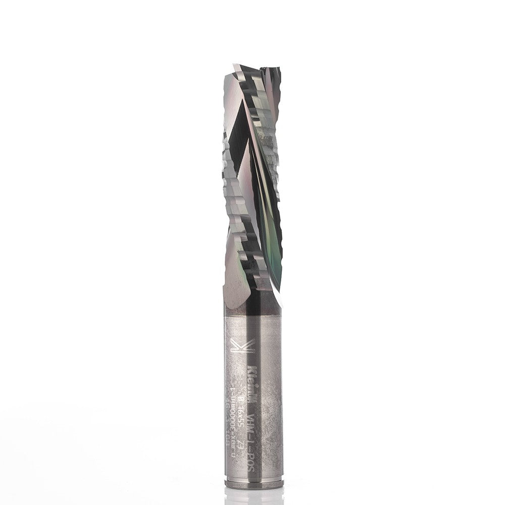 Solid Carbide Spiral Router Bits Finishing/Roughing Style Kleindia® (Lh Rot.) - Sharp Tooling