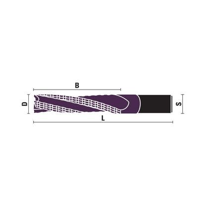 Solid Carbide Spiral Router Bits Finishing/Roughing Style Kleindia® - Sharp Tooling