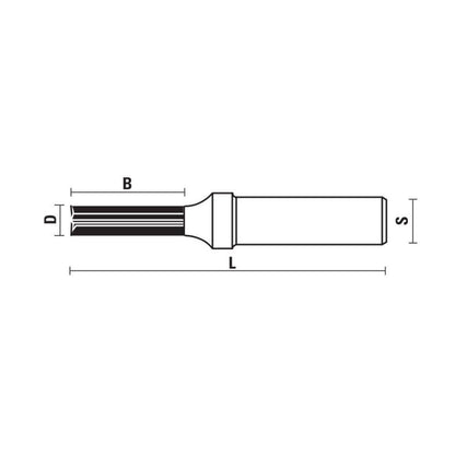 VHM Straight Router Bits For Nesting Z3 - Sharp Tooling