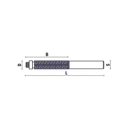VHM Flush Trimming Bits With Diamond Grit Coating - Sharp Tooling