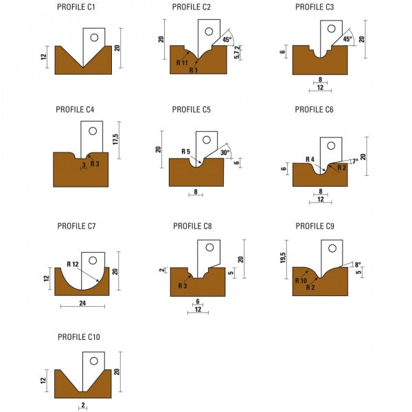 HW Insert Router Bits For Decoration And Engraving Z1 - Sharp Tooling