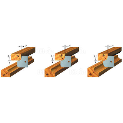 HW Tooling Set For Concave And Convex Quarter Rounds