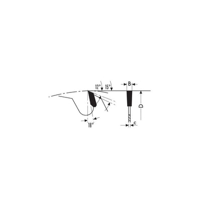 HW multirip saw blades with rakers (thin kerf) - Sharp Tooling