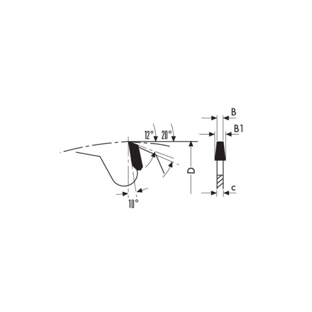 HW conical scoring saw blades - Sharp Tooling