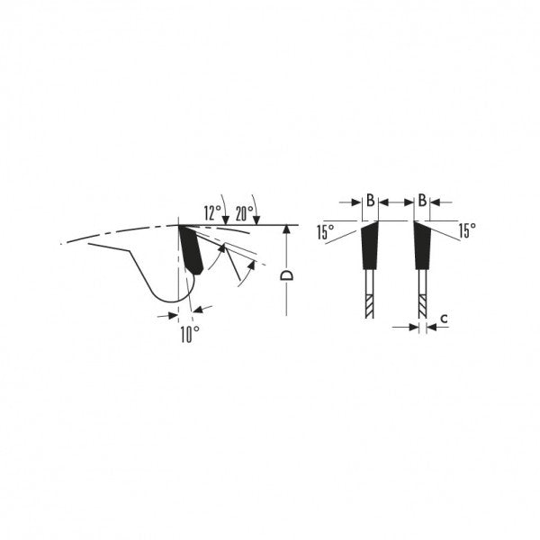 HW trimming and fine finishing saw blades - Sharp Tooling