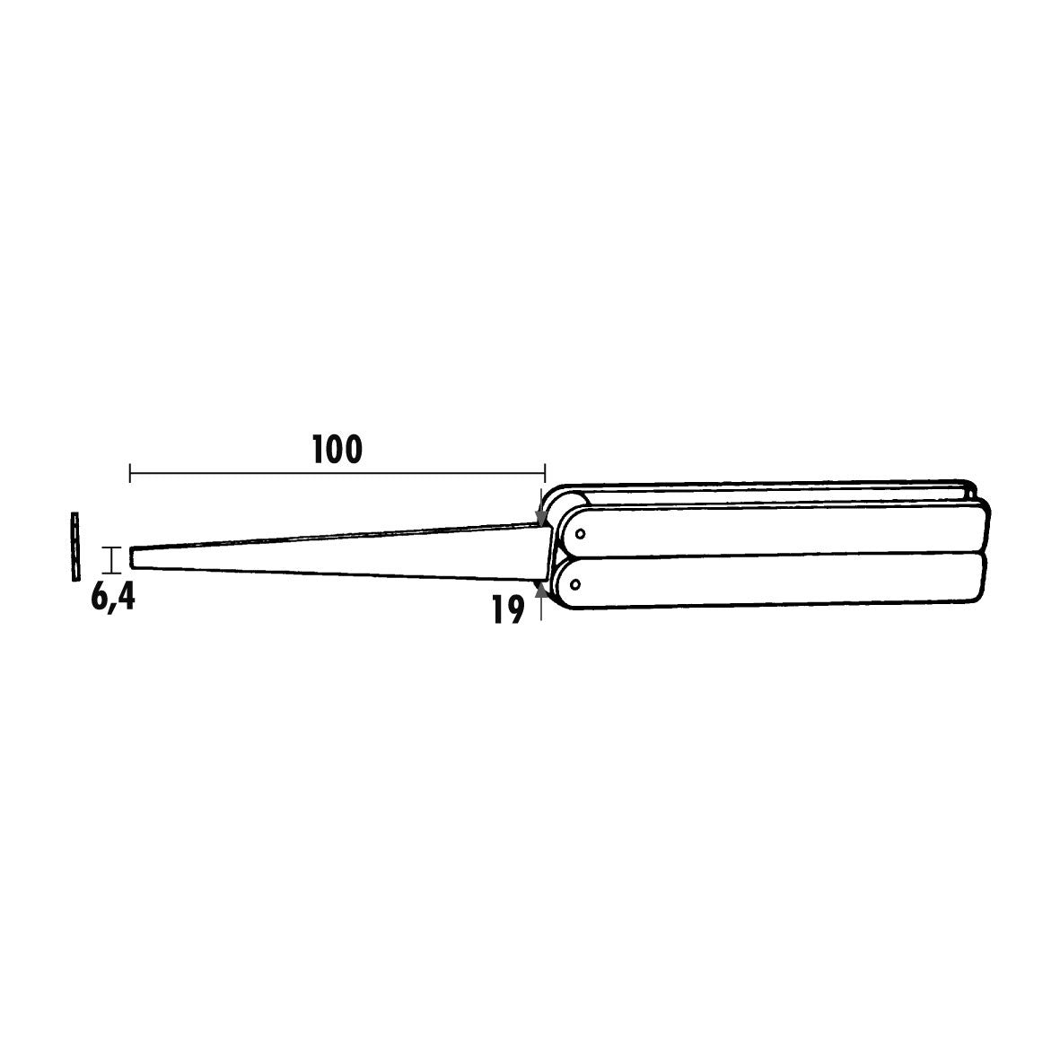 Diafold Diamond Flat File