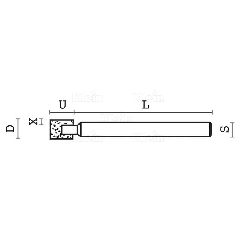 Grinding Wheel For Hollow Parts And Holes