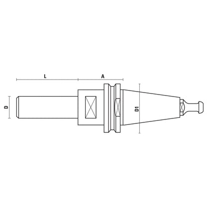 Cutter Arbors With Iso 30 - Iso 40 Taper - Sharp Tooling