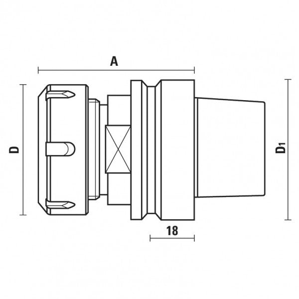 Collet Chucks Hsk-63E - Sharp Tooling