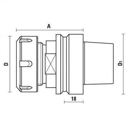 Collet Chucks Hsk-63E - Sharp Tooling