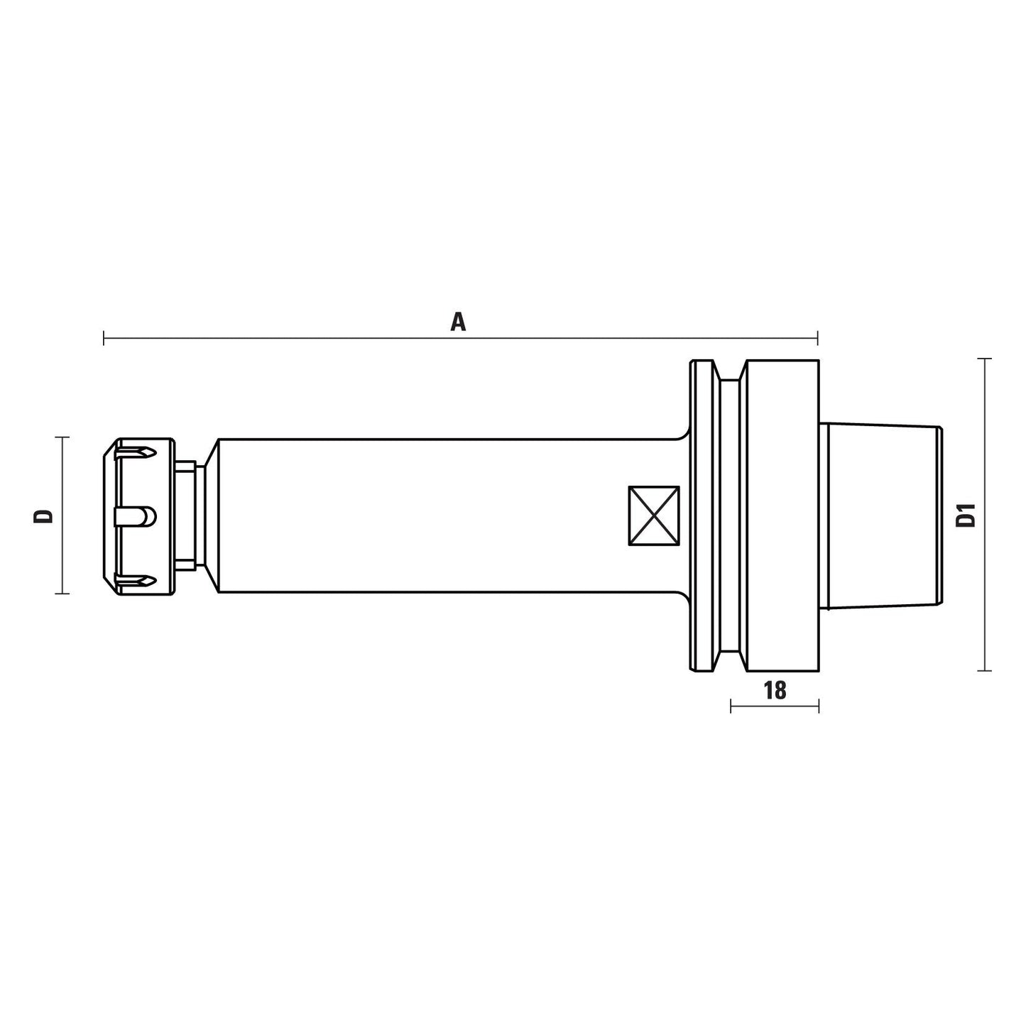 Collet Chucks Hsk63F Er16 - G 2.5 Balancing - Sharp Tooling