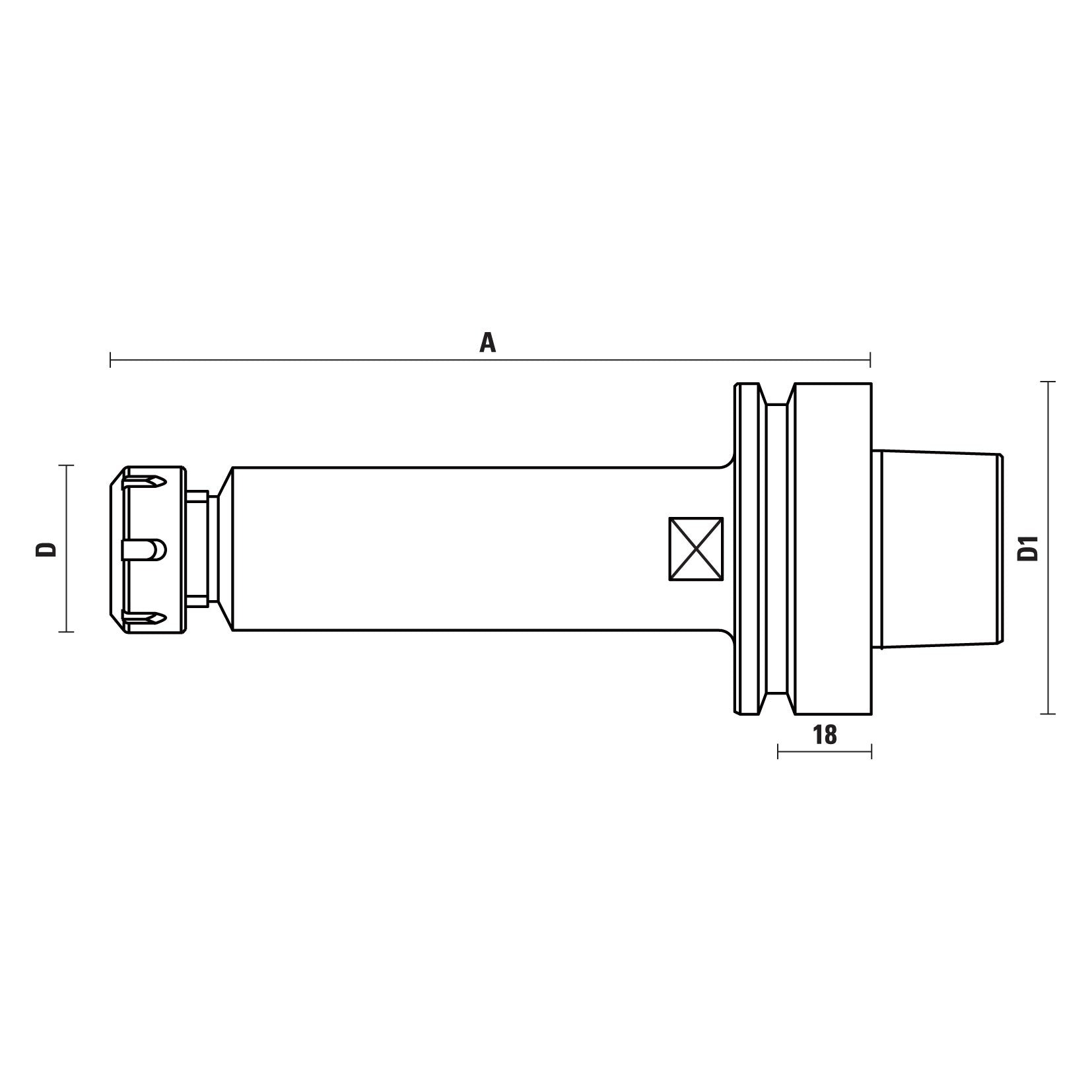 Collet Chucks Hsk63F Er16 - G 2.5 Balancing - Sharp Tooling