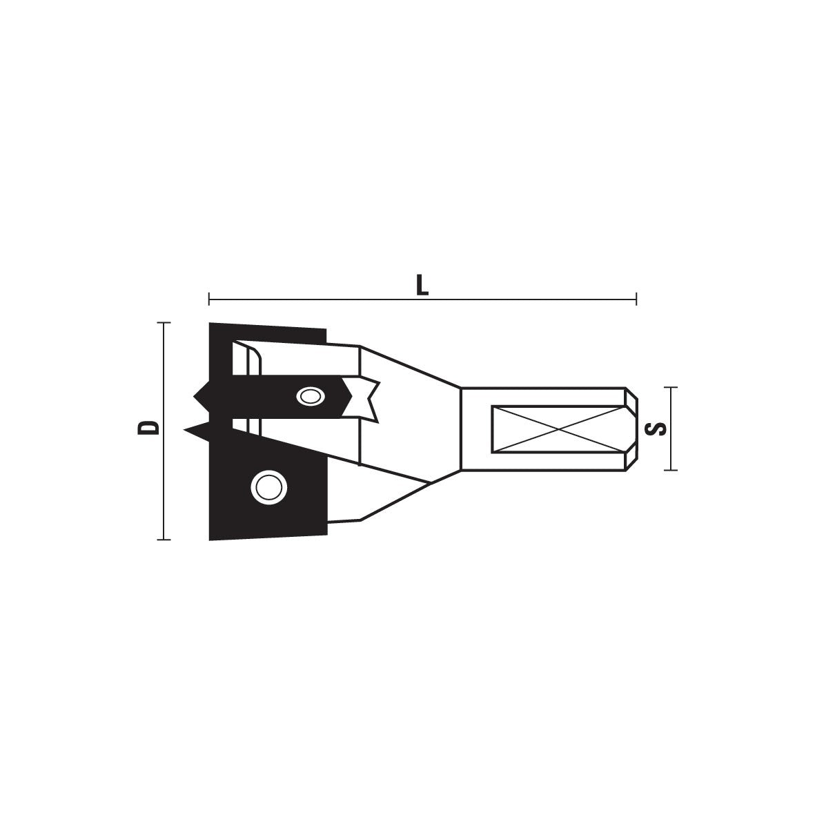 HW Insert Hinge Boring Bits Z2+2 - Sharp Tooling