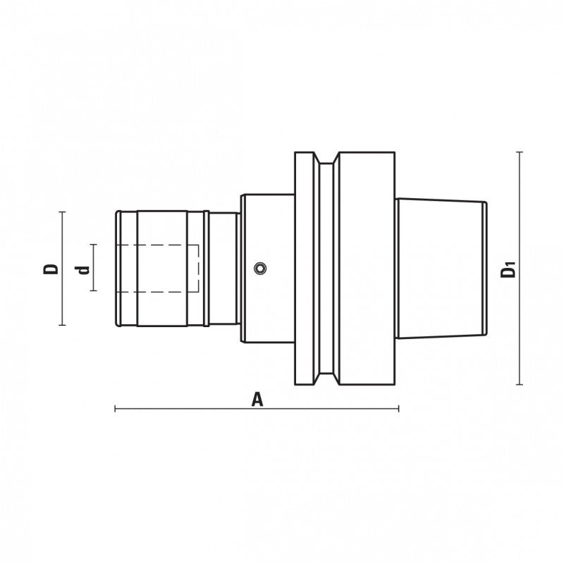 Quick Change Hsk63F Tapping Chuck - Sharp Tooling