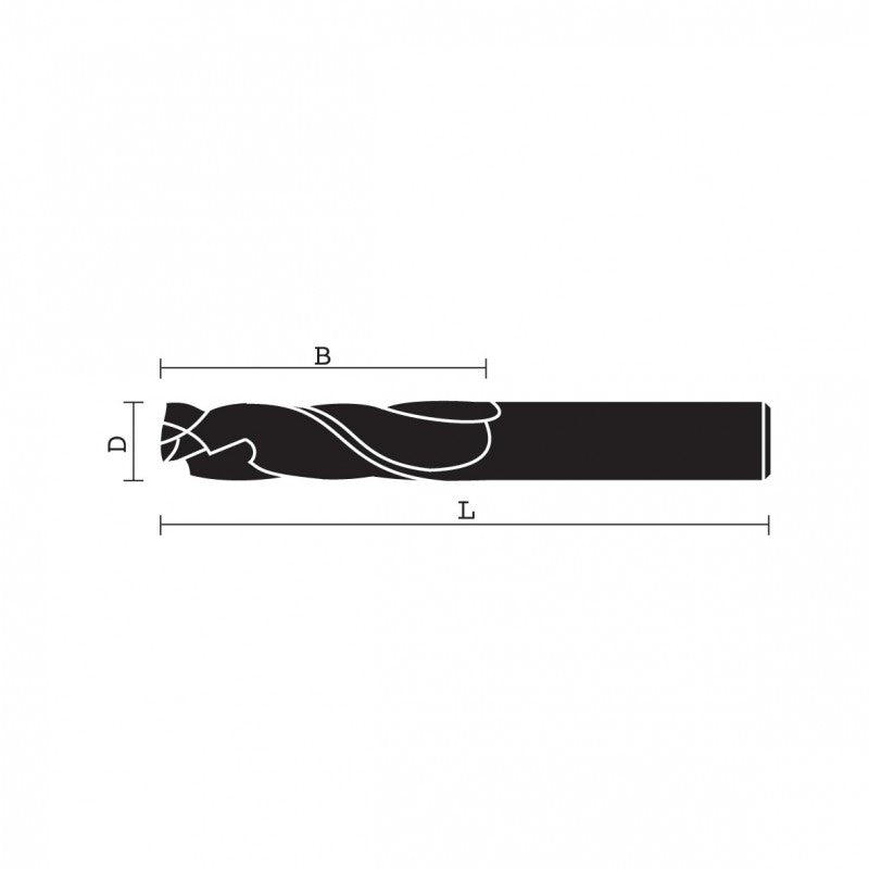 Solid Carbide Compression Cutters Z2+2 (Lh Rot.) - Sharp Tooling