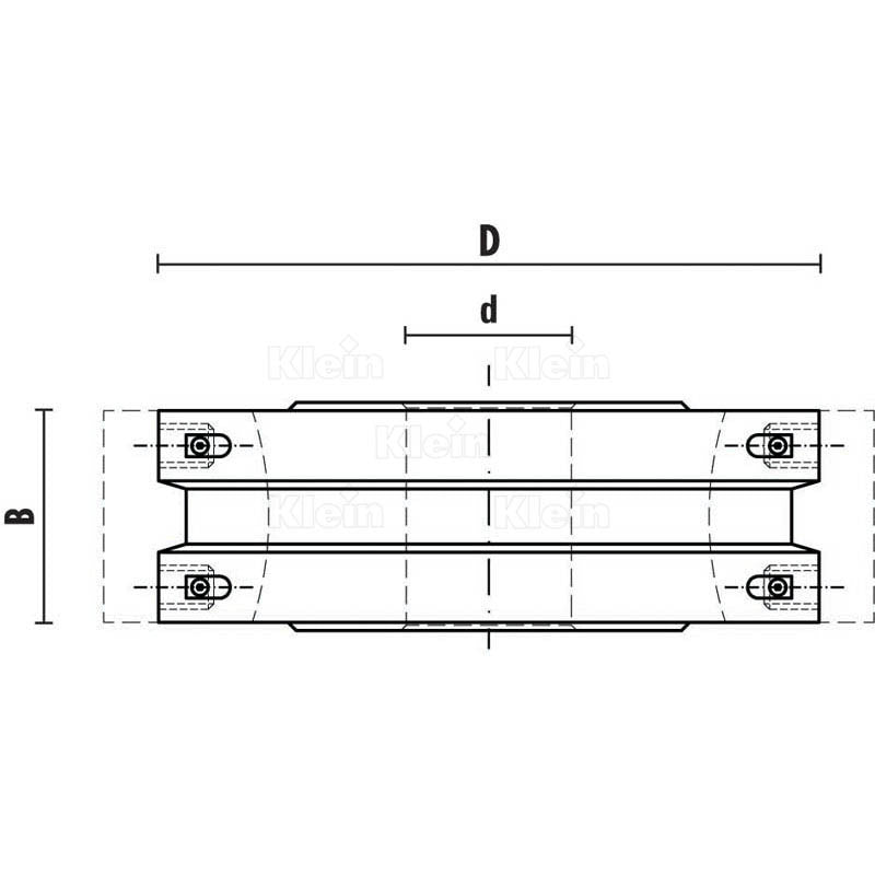 Steel Cutterheads B40 With Chip Limiters